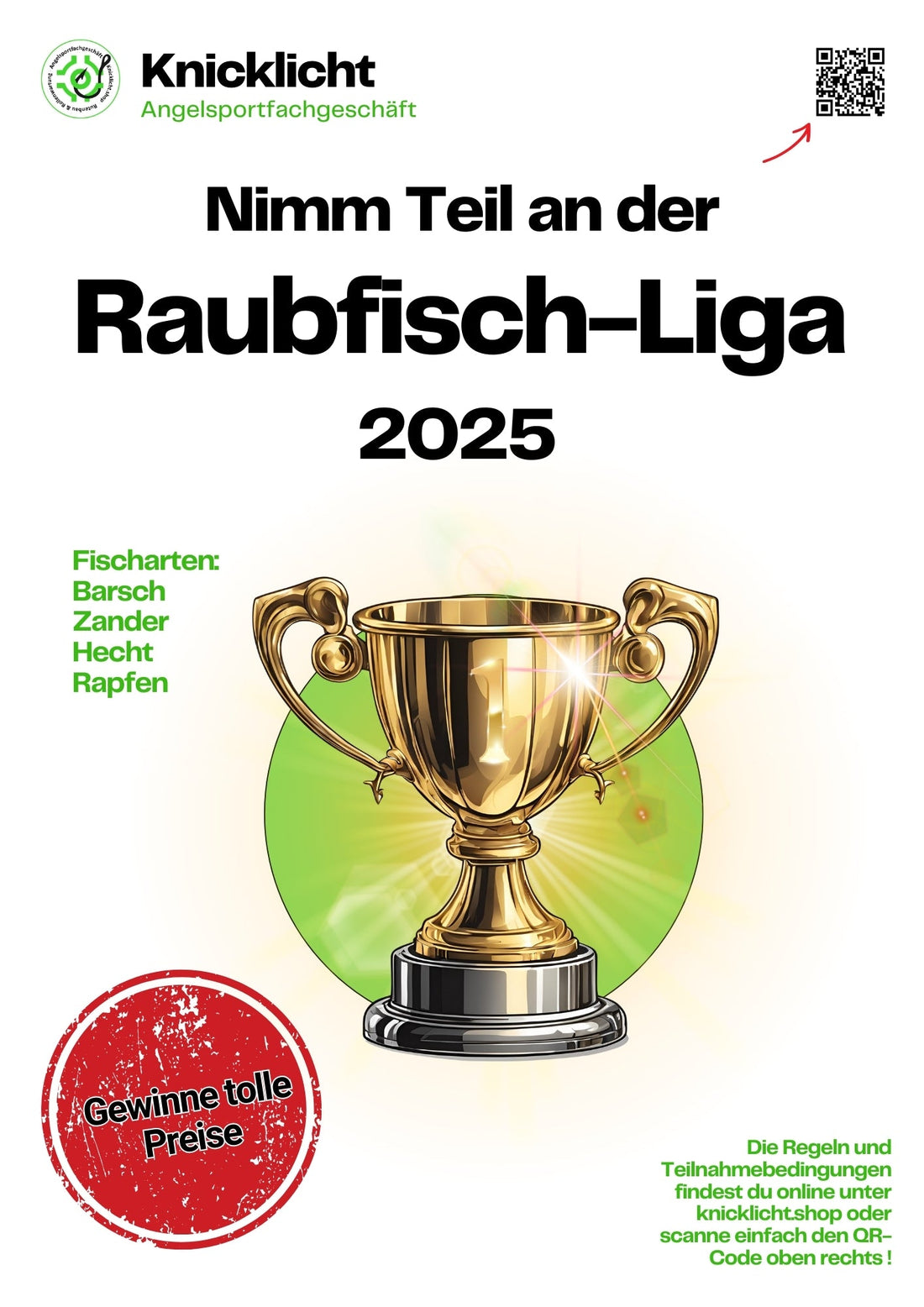 Raubfisch-Liga 2025 - Knicklicht GmbH