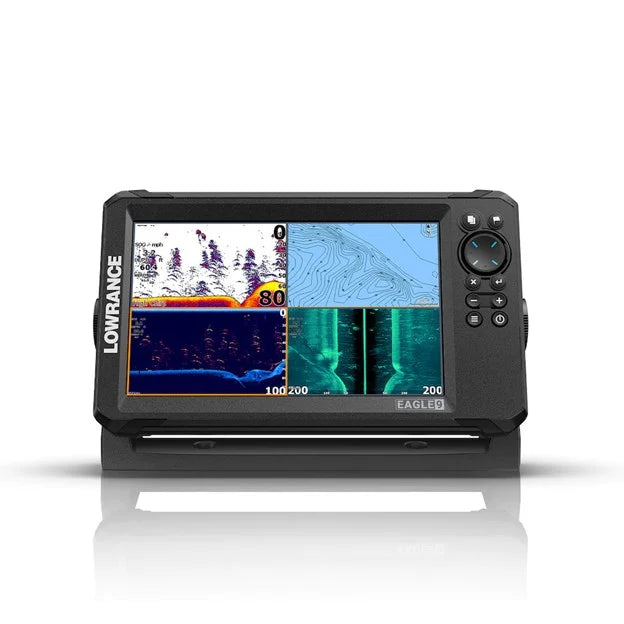 Lowrance Eagle 9 Echolot inkl. TripleShot HD Geber mit SideScan, DownScan und FishRevea