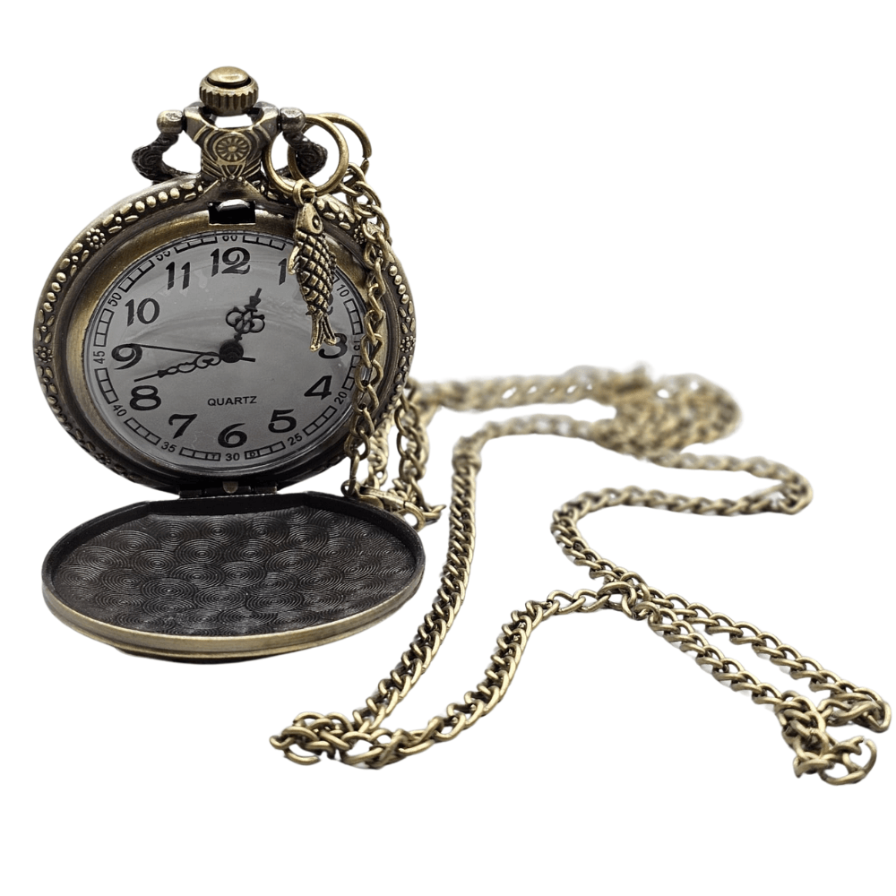 Taschenuhr mit Fisch - Knicklicht GmbH
