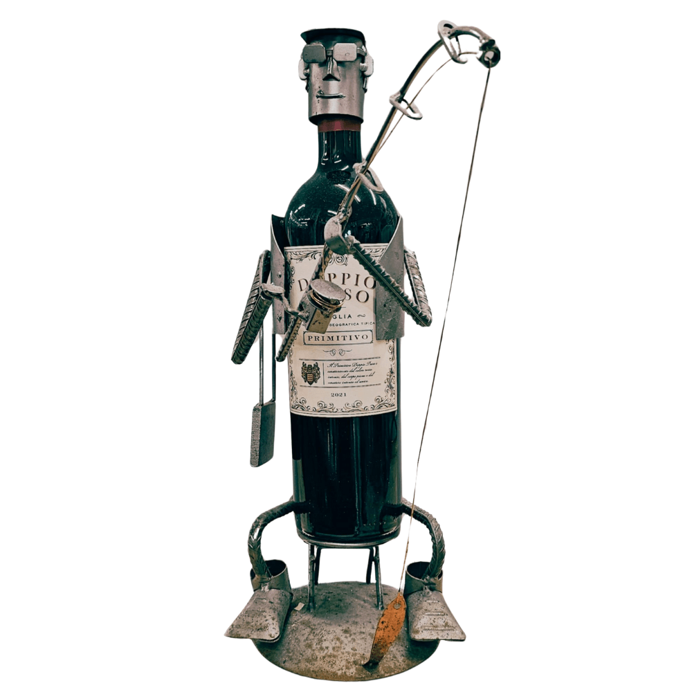Weinflaschhalter Angler - Knicklicht GmbH