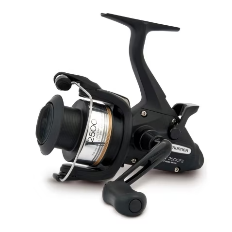 Shimano Baitrunner ST 2500 FB kleine Freilaufrolle mit Doppelkurbel für Feeder