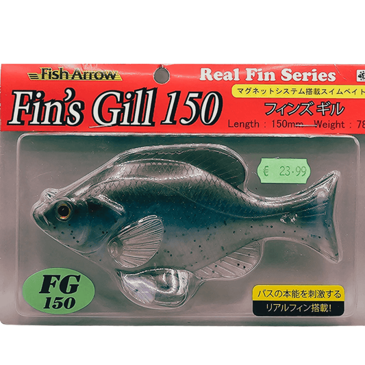 Fish Arrow Fins Gill 150 Gummiköder - Knicklicht